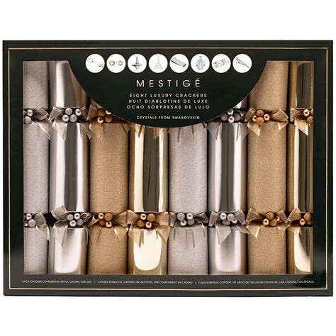 swarovski luxury christmas crackers.